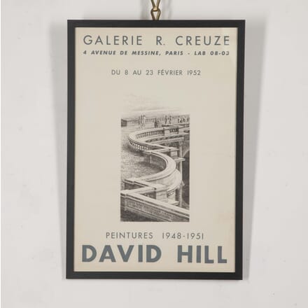 David Hill Paris Exhibition Poster WD7827155