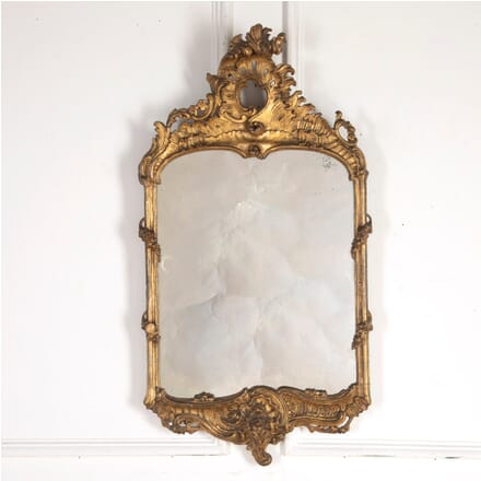 19th Century Carved and Gilded Gesso Mirror MI8014355