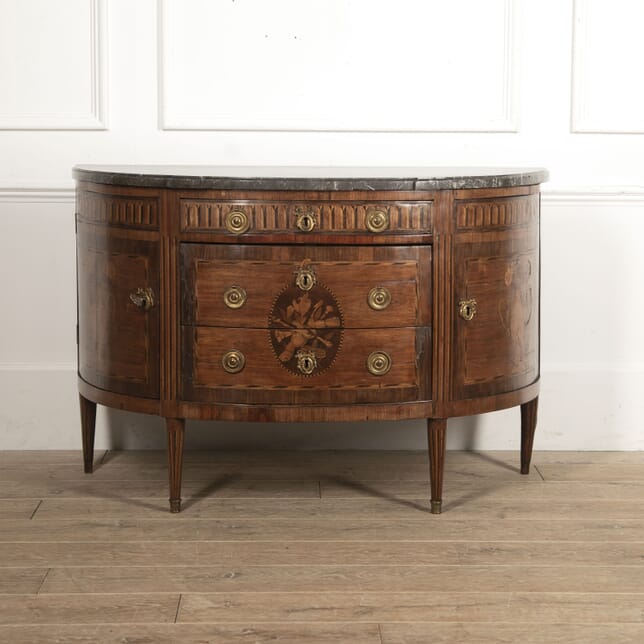 19th Century French Demi-lune Commode CC2018368