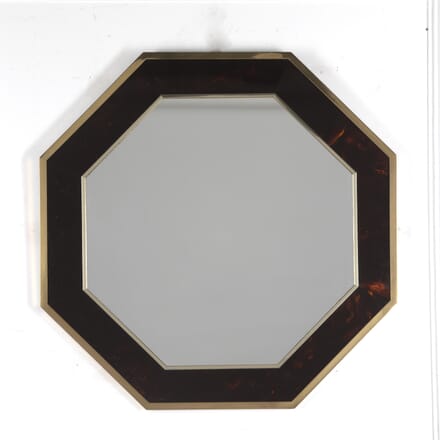 Dior Style Faux-Tortoiseshell and Brass Mirror MI1524818