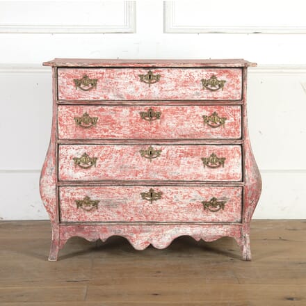 Dutch Chest of Drawers in Pink Paint CC7514614