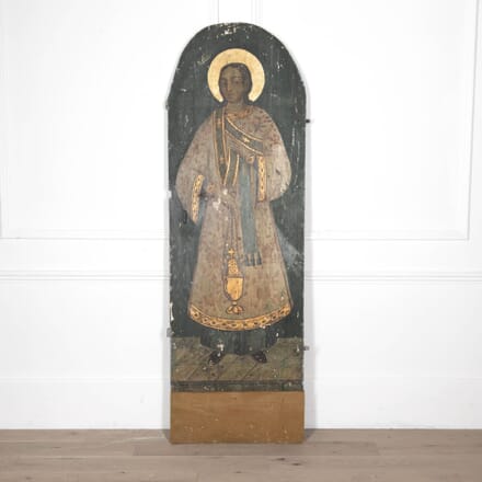 Early 17th Century Representation of Saint Stephen on Door WD6533227