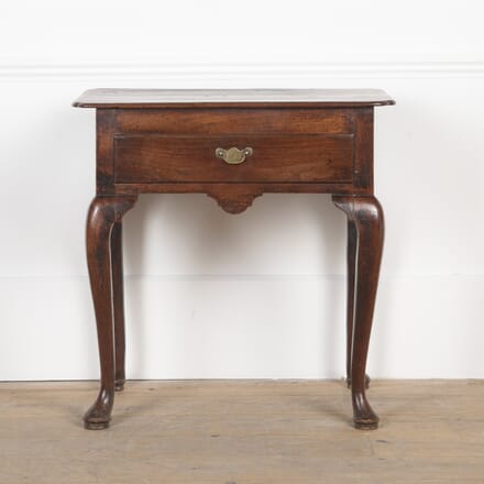 Early 18th Century English Walnut Single Drawer Side Table CO1026555