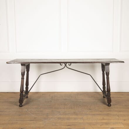 Early 18th Century Spanish Walnut Trestle Table TD3932967