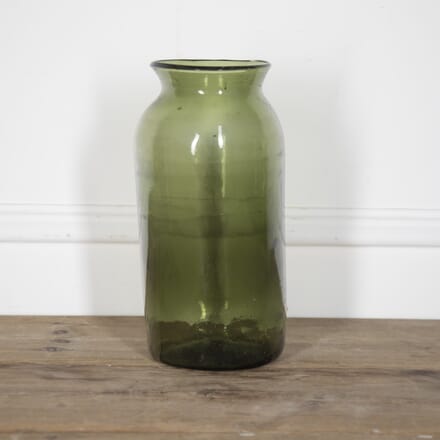 Early 19th Century French Green Glass Jar DA4423193