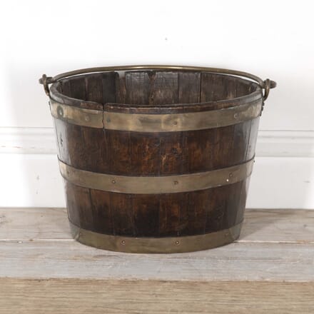 Early 19th Century Coopered Coal Bucket DA8827739
