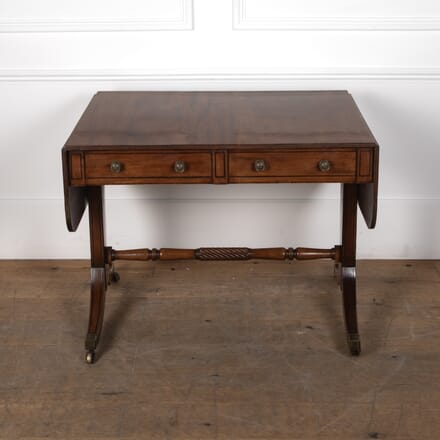 Early 19th Century English Mahogany and Inlaid Sofa Table TC6729457