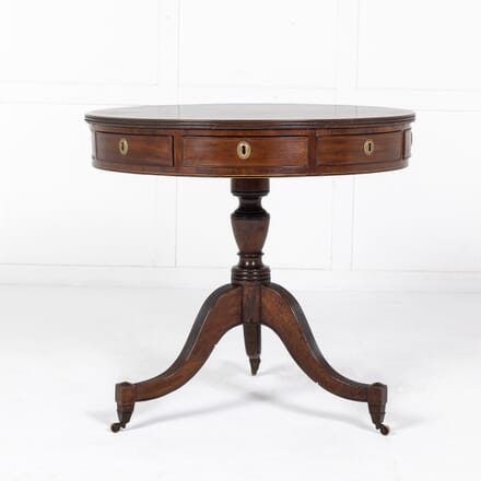 Early 19th Century English Regency Mahogany Drum Table CO0625068