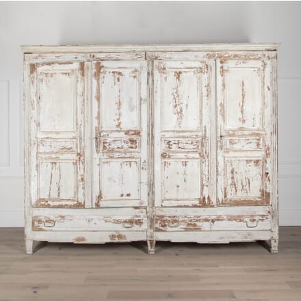 19th Century French Double Armoire - later paint CU9232166