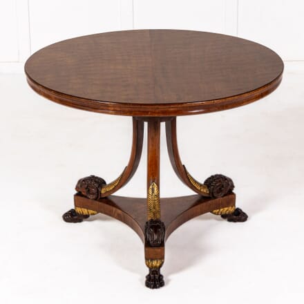 Early 19th Century Italian Mahogany Centre Table TC0633990