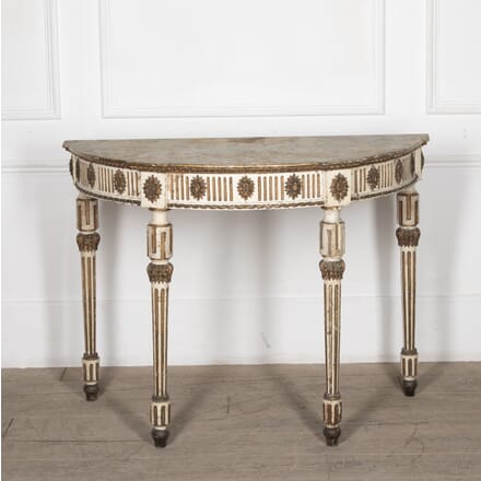 Early 19th Century Italian Painted Console Table CO4028343