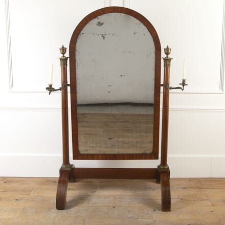 Early 19th Century Mahogany Floor Standing Cheval Mirror MI3421170