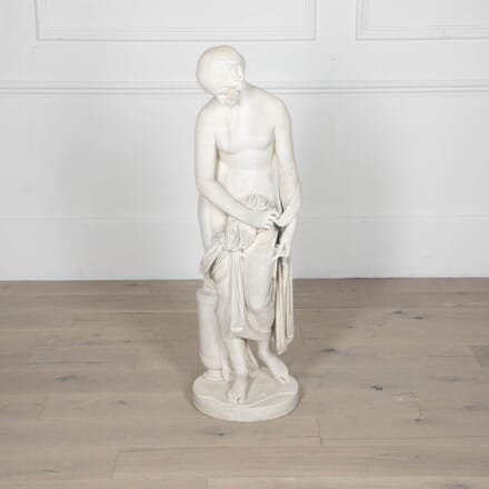 Early 19th Century Neocassical Marble by Richard James Wyatt 'Nymph Going to the Bath' DA0932772