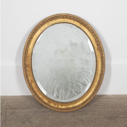 Early 19th Century Oval Gilt Mirror MI2029274