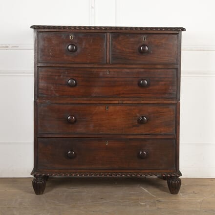 Early 19th Century Padouk Colonial Campaign Chest CC8224559
