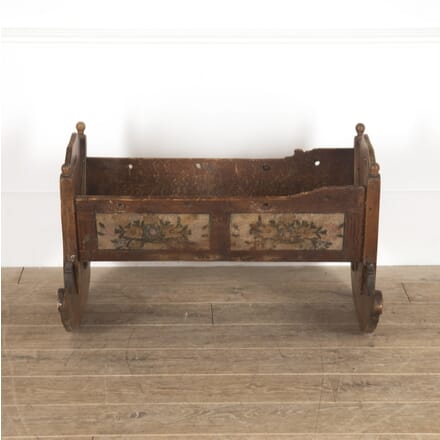 Early 19th Century Painted Bavarian Cradle OF1113286