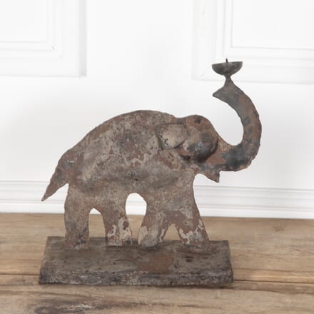 Early 20th Century English Folk Art Elephant Sconce DA4329876