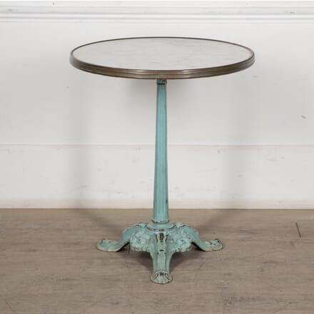 Early 20th Century French Cast Iron Bistro Table CO1527644