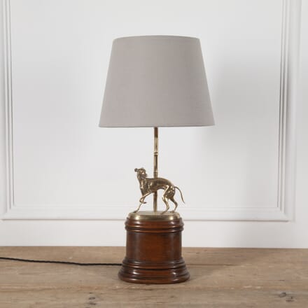 Early 20th Century French Dog Lamp LL3829181