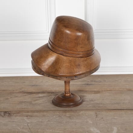 Early 20th Century French Milliners Hat Form on Stand OF2330225