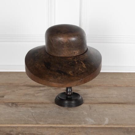 Early 20th Century French Milliners Ladies Hat Form on Stand OF2330226