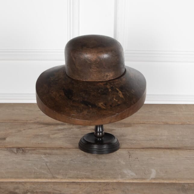 Early 20th Century French Milliners Ladies Hat Form on Stand OF2330226