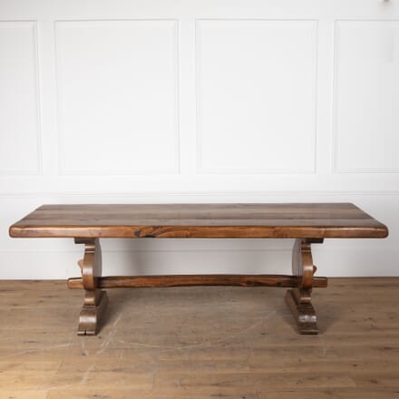 Early 20th Century French Polished Oak Refectory Table TD8529296