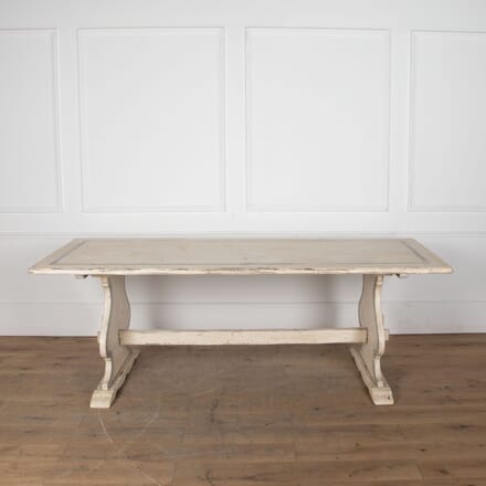 Early 20th Century Italian Painted Trestle Table TD3428177