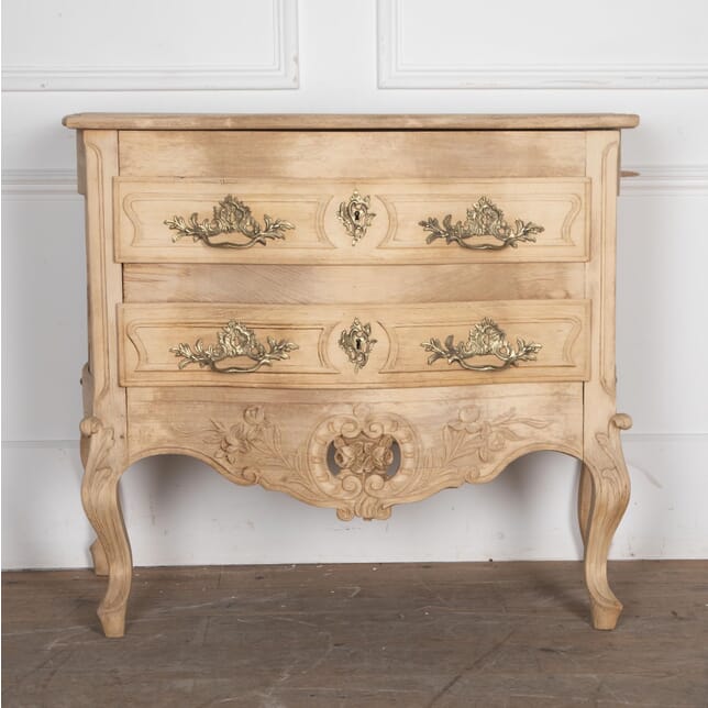 Early 20th Century Louis XV Style Hand Carved Bleached Commode CC3432324
