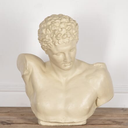 Early 20th Century Painted Classical Bust of Hermes DA0525913