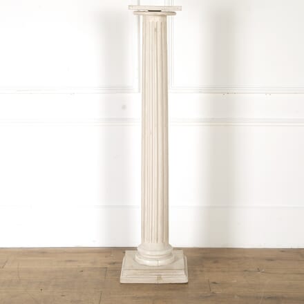 Early 20th Century Painted Pine Column OF0317936