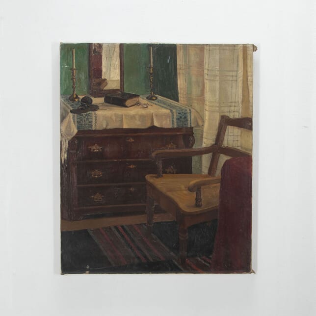 Early 20th Century Painting of an Interior Scene WD7234249