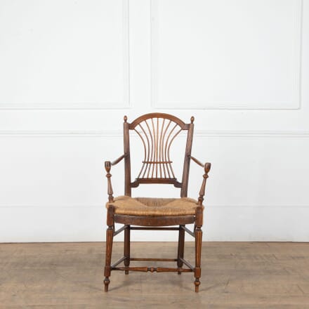Early 20th Century Small Ash and Elm Armchair CH5134029