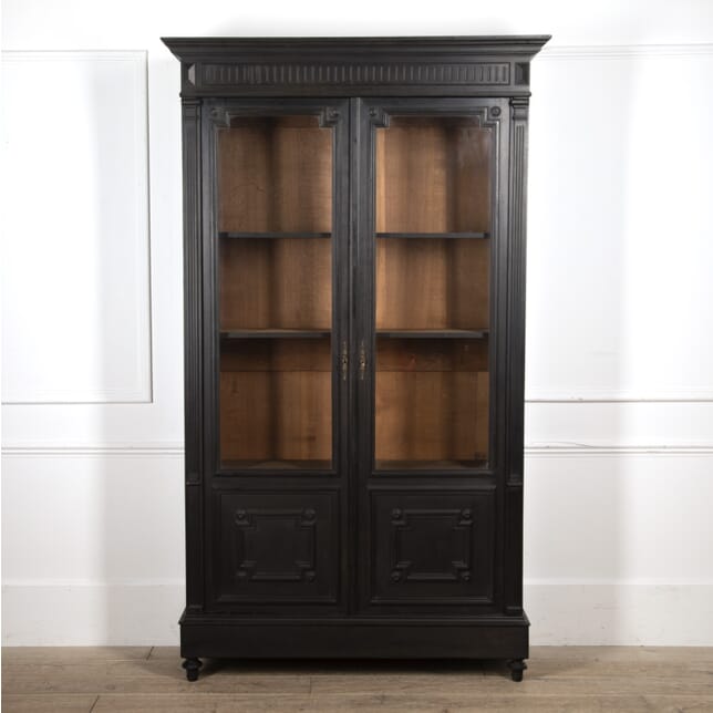 Ebonised Two Door Bookcase BK4818293