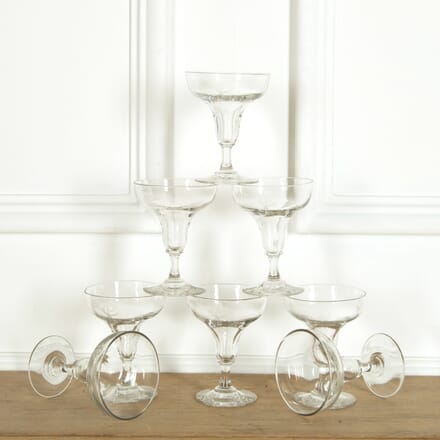 Eight Hollow Stem Champagne Coupes DA159099