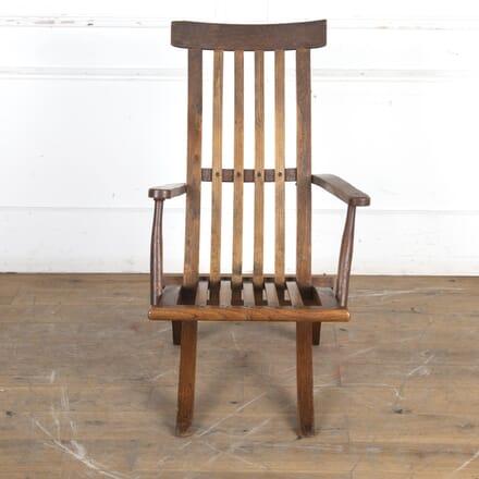 19th Century Elm Campaign Chair OF7325270