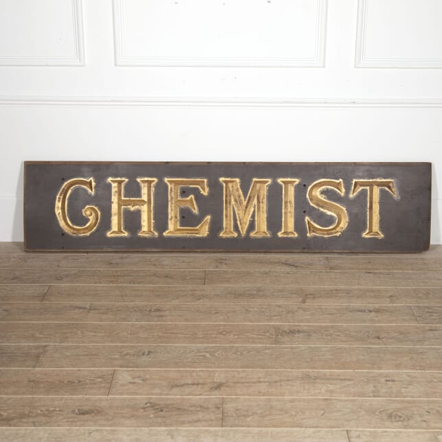 English Chemist's Sign