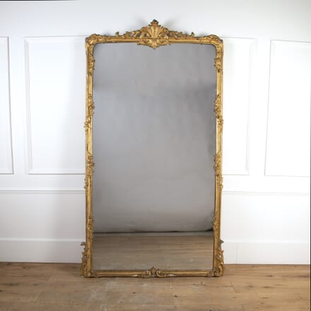 Large 19th Century French Gilt Mirror MI8021361