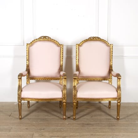 Pair of 19th Century French Fauteuils CH8817455