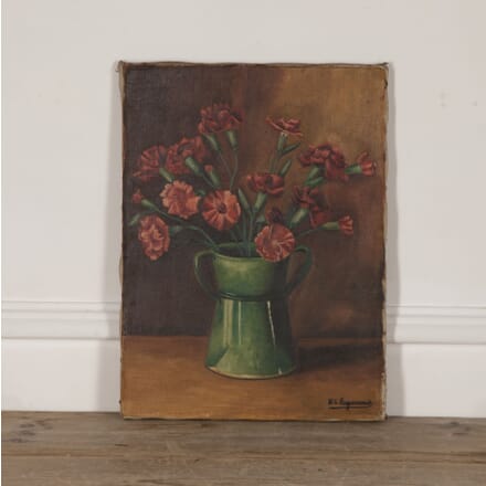 20th Century Flower Oil Painting WD3525896