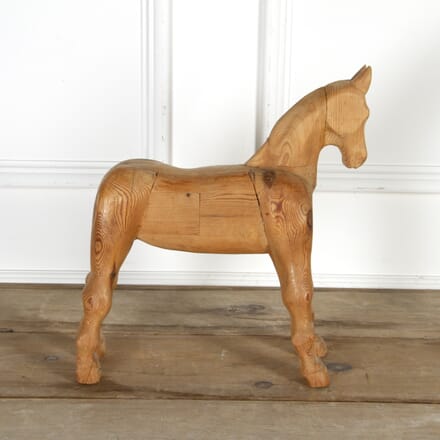20th Century Folk Art Wooden Horse DA4318095