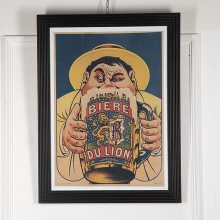 20th Century Framed French Beer Poster WD4826405