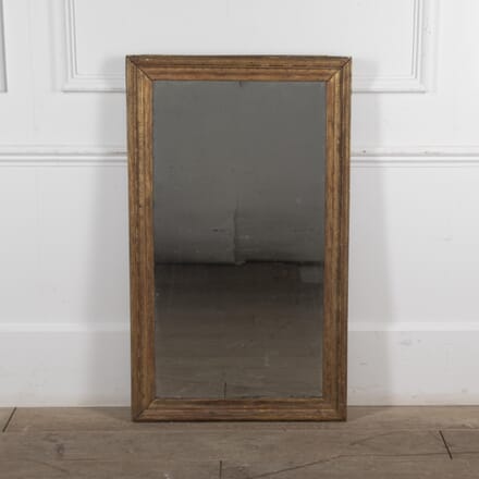 18th Century French Gilded Rectangular Mirror MI2823308