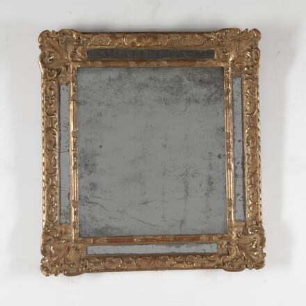 18th Century French Giltwood Marginal Mirror MI4125647