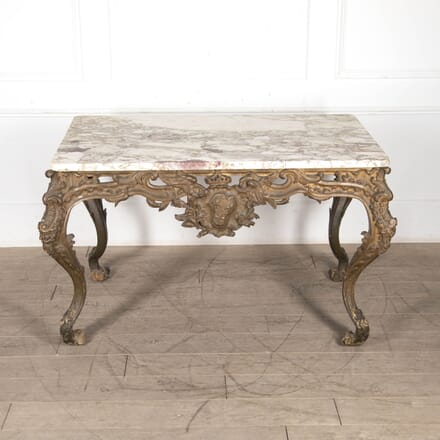 19th Century French Carved Wood Centre Table CO4123265