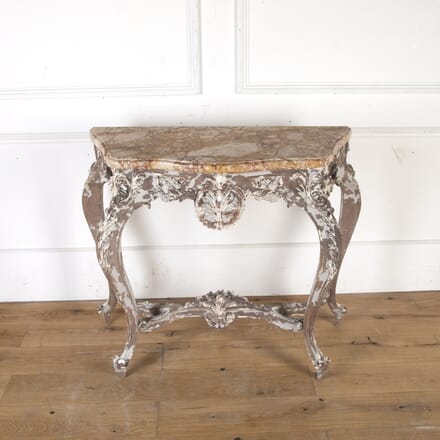 French 19th Century Console Table with Marble Top CO8113796