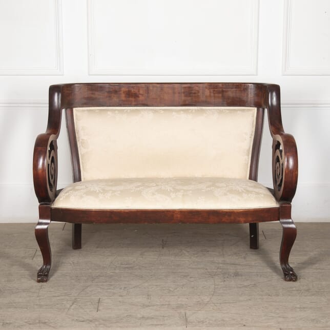 French 19th Century Empire Style Two Seat Settee SB8826462