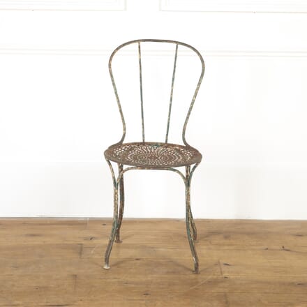 French 19th Century Iron Garden Chair GA9016811