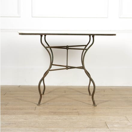 French 20th Century Iron and Marble Centre table TC2817171