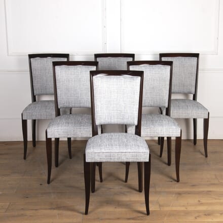 Set of Six French Art Deco Dining Chairs CH3124027